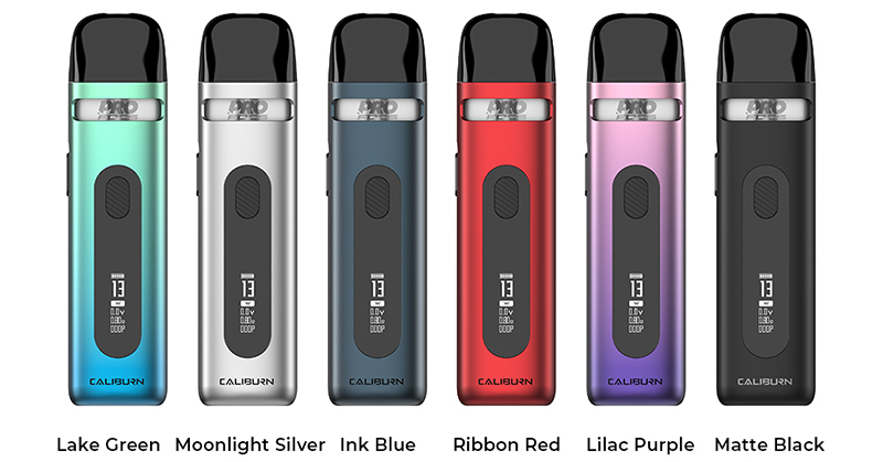 Uwell_Caliburn_X_Pod_System_Kit_Colors